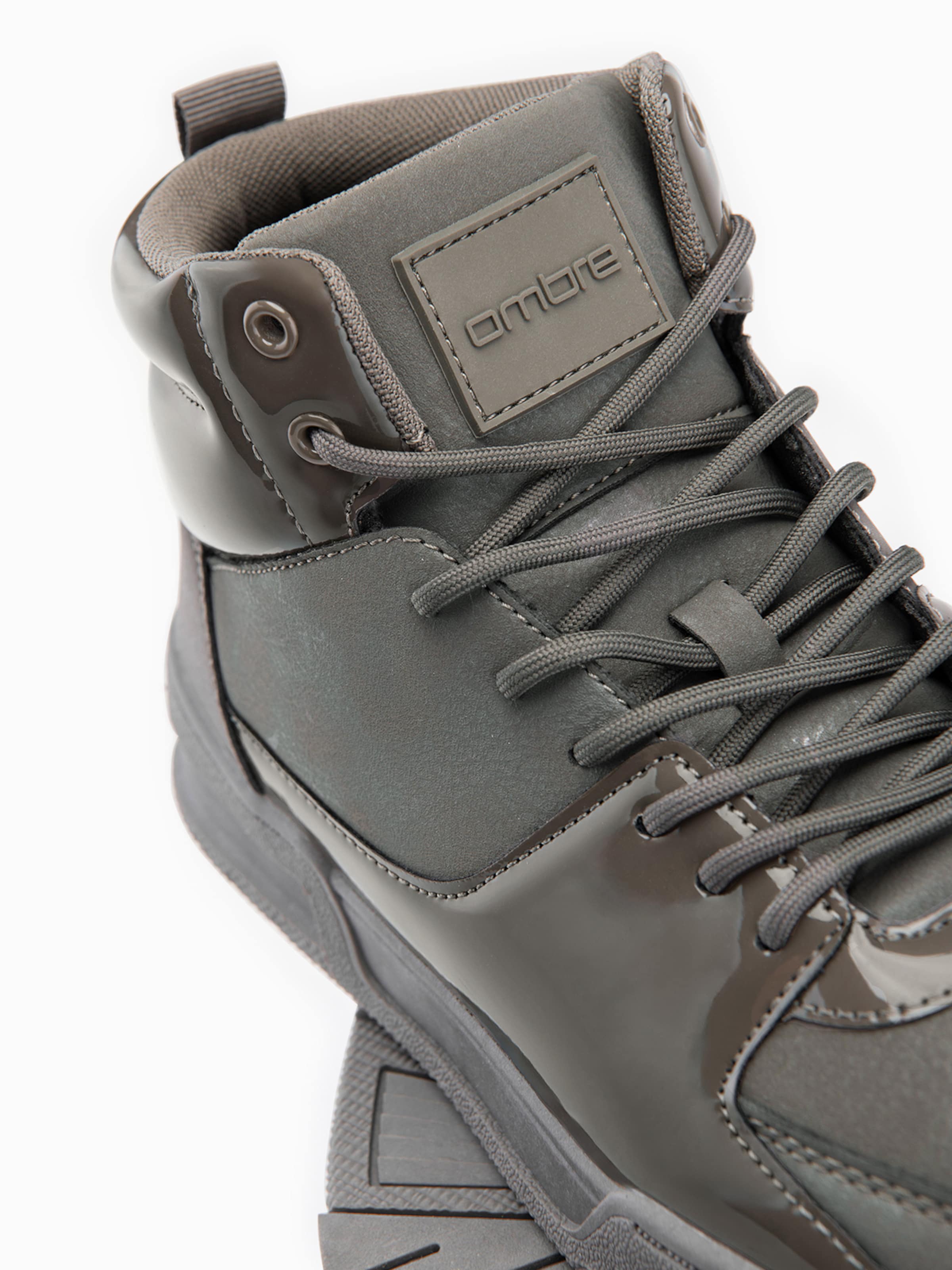 Ombre Sneakers hoog in Grijs