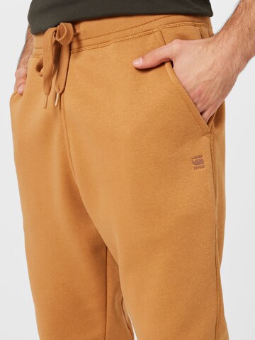 Effilé Pantalon 'Type C' G-Star RAW en marron