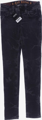 Rock Revival Jeans in 26 in Black: front