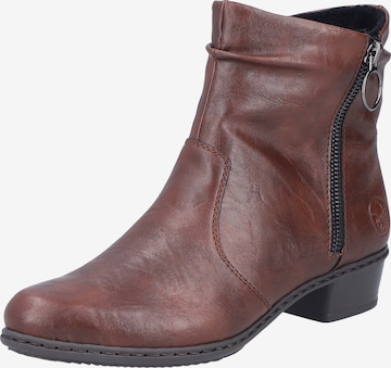 Bottines Rieker en marron : devant