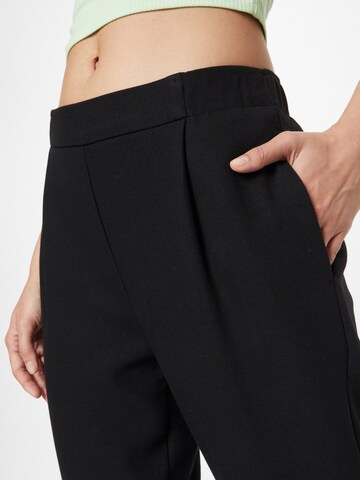 TAIFUN Tapered Pleat-Front Pants in Black