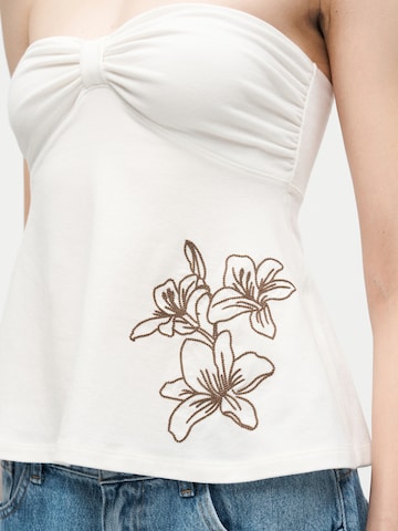 HOLLISTER Toppi värissä valkoinen