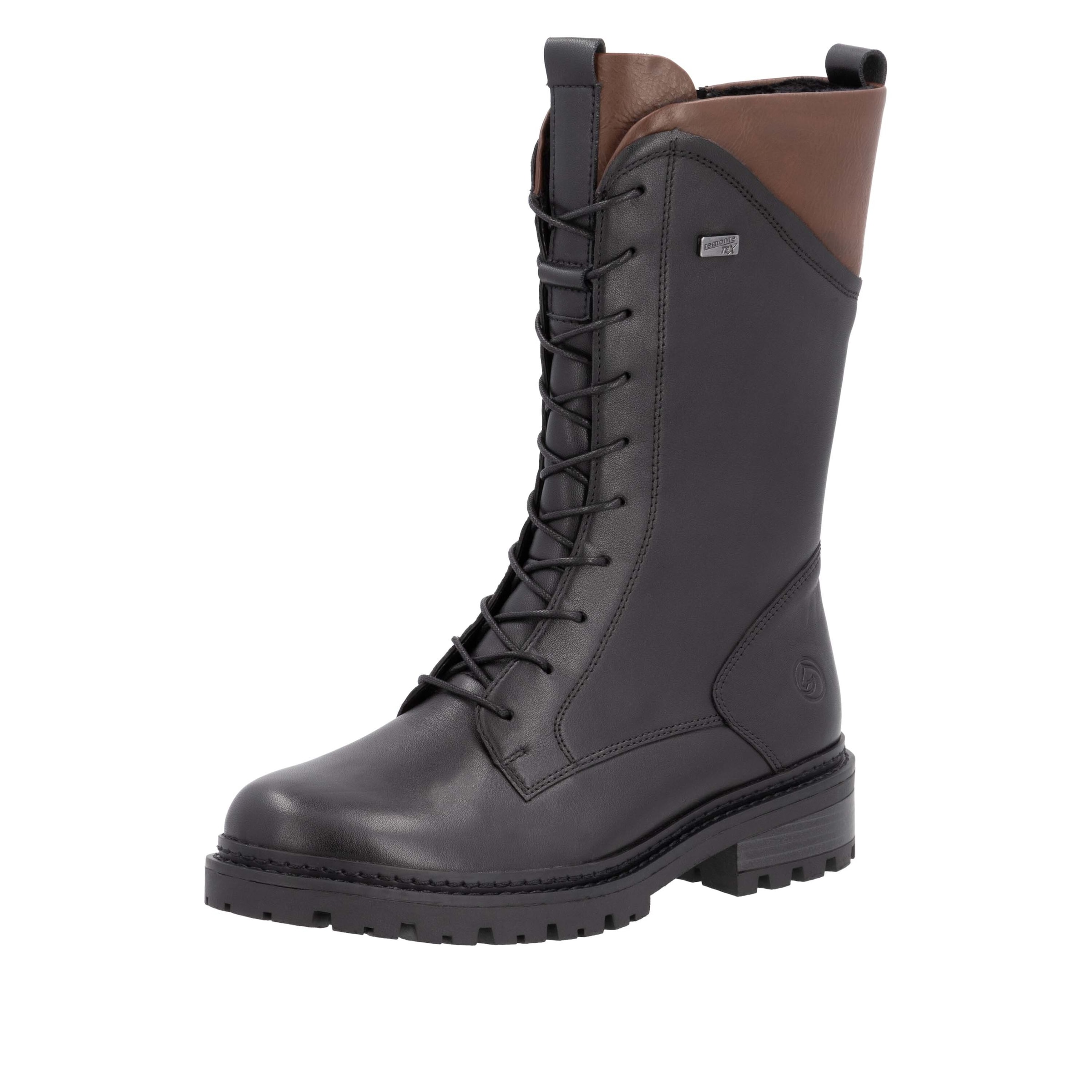 REMONTE Boots 'D0B79' in Black: front