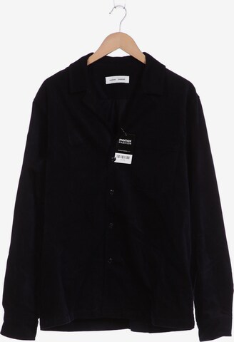 Samsøe Samsøe Button Up Shirt in XXL in Blue: front