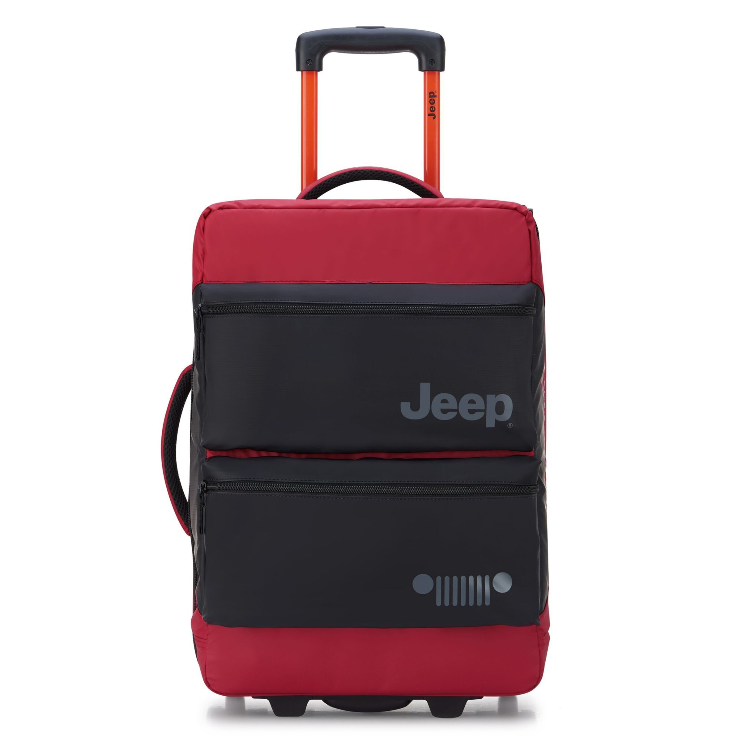 Jeep Trolley 'JS006B' in Rood: voorkant