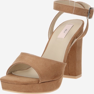 NLY by Nelly Sandaal 'Devine' in Beige: voorkant