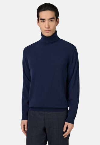 Pull-over Boggi Milano en bleu : devant