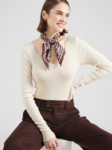 Pullover 'JDYCIRKELINE' di JDY in beige: frontale