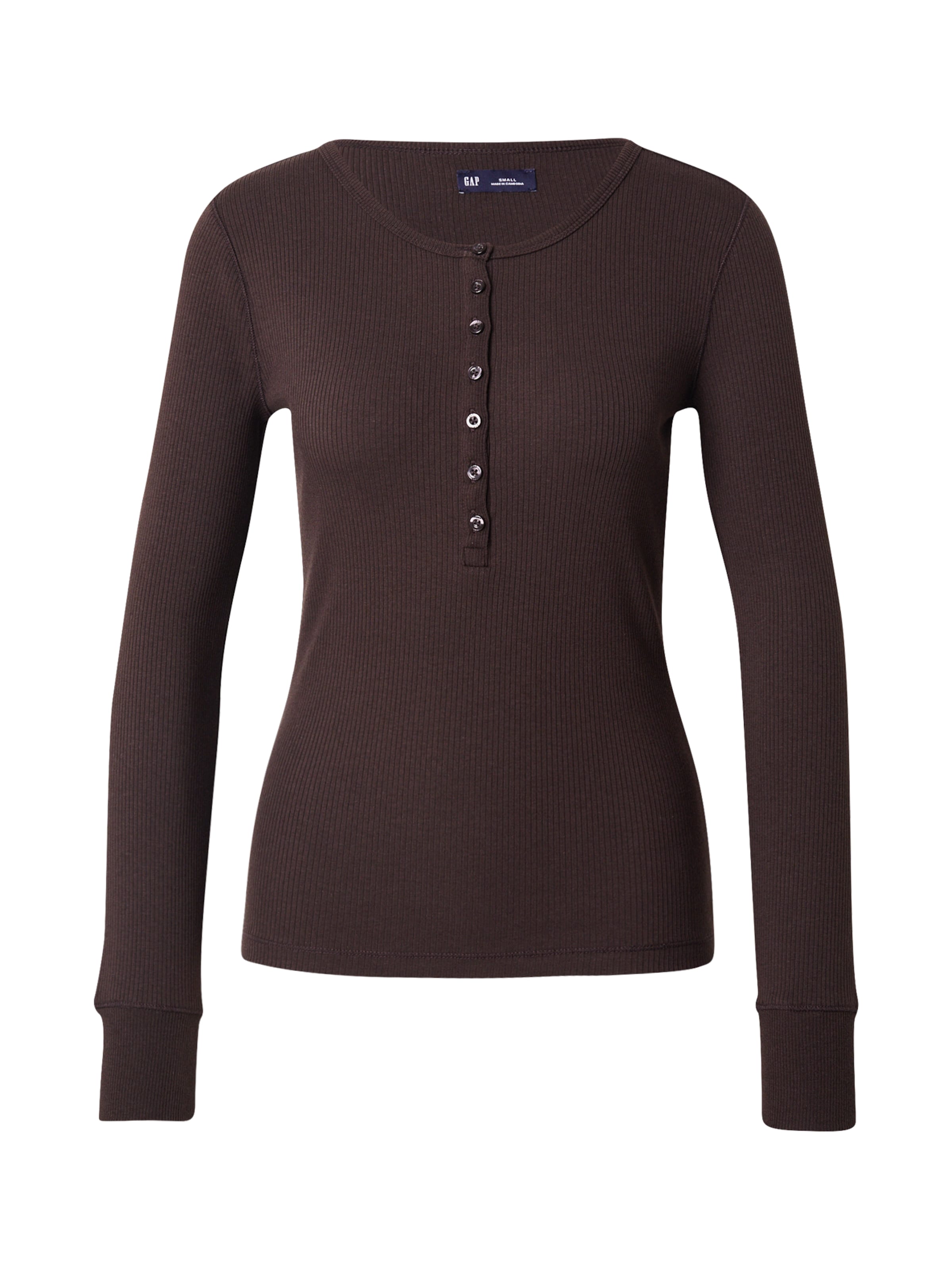 GAP Тениска в кафяво: отпред