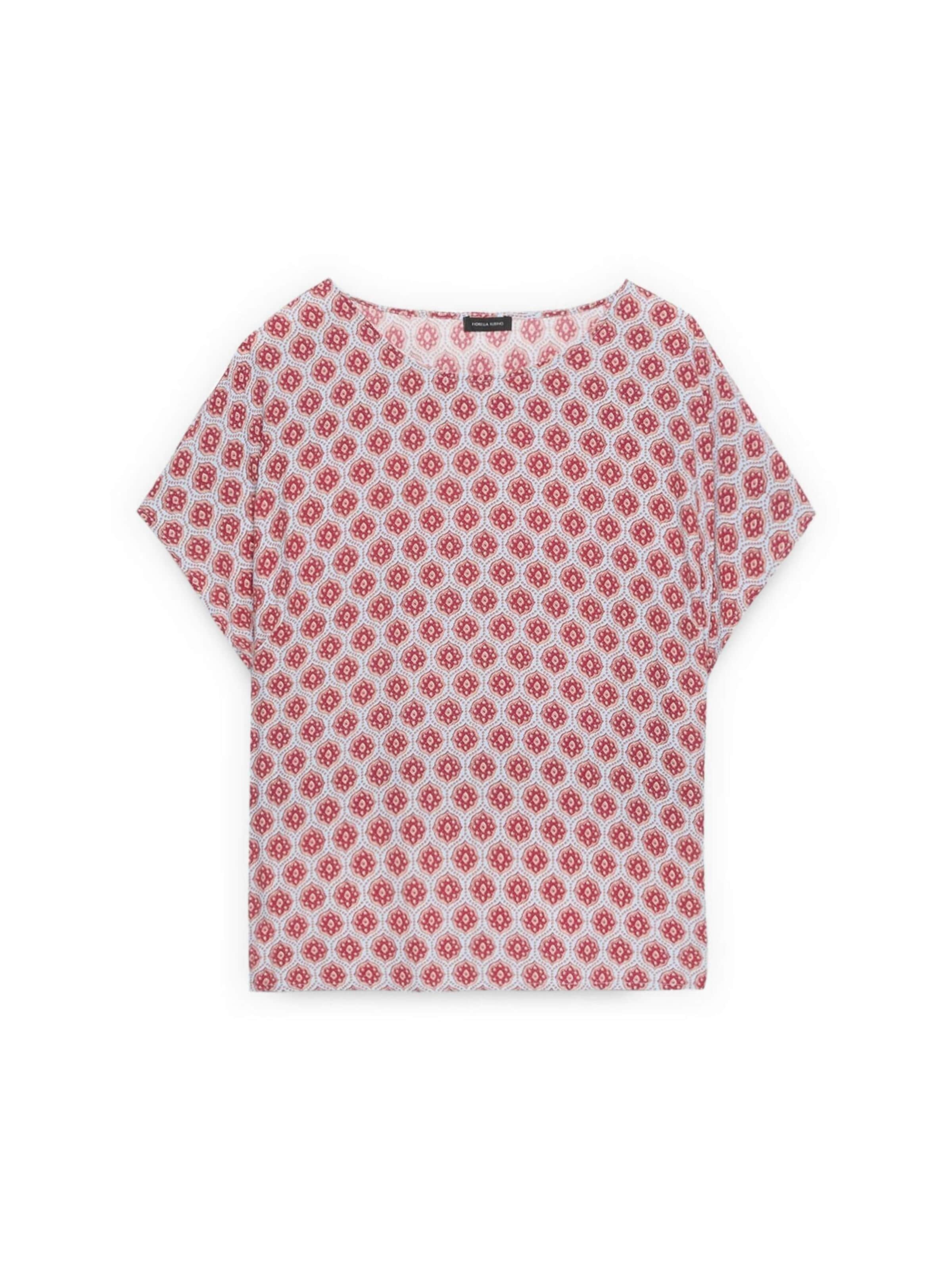 Fiorella Rubino Blouse in Red: front