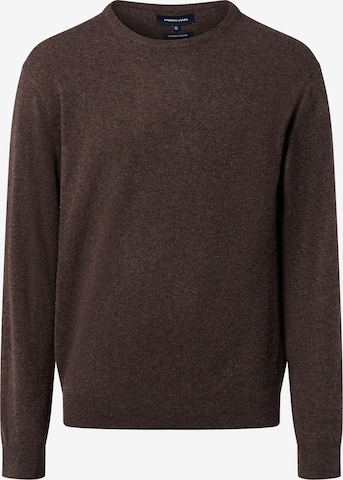 Pull-over Andrew James en marron : devant