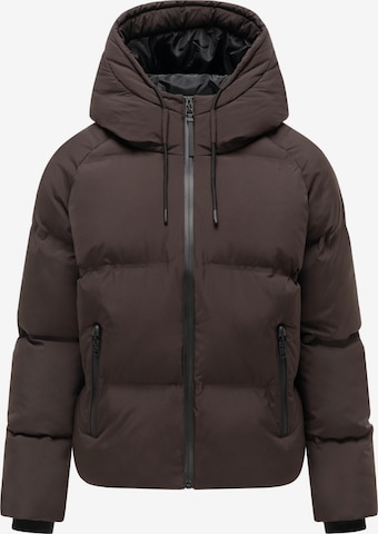 NAVAHOO Winterjas in Bruin: voorkant