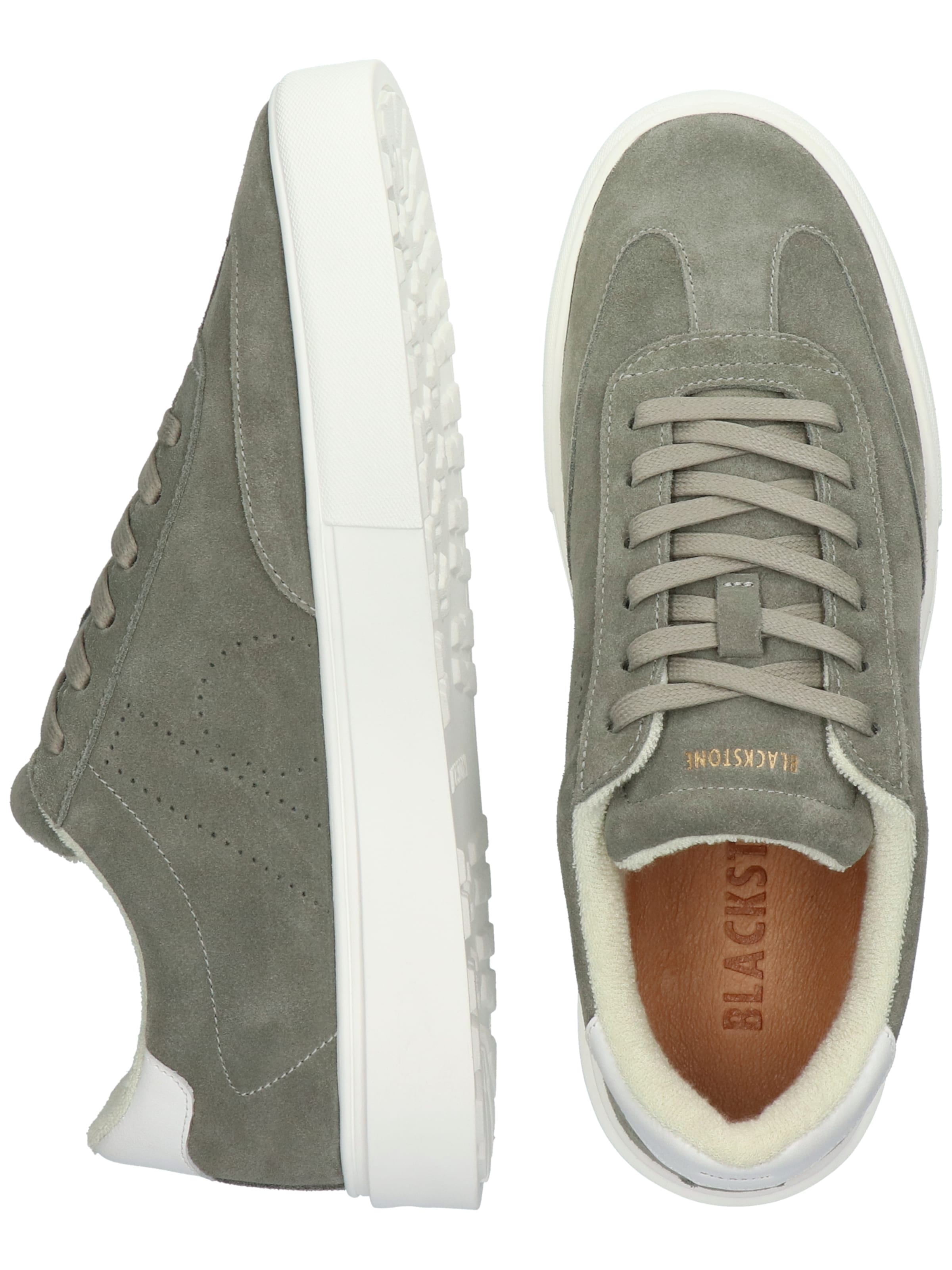 BLACKSTONE Låg sneaker 'Quartz Auden Perf' i grön