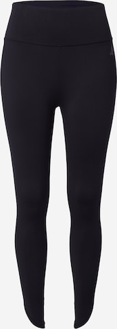 Skinny Pantalon de sport CURARE Yogawear en noir : devant