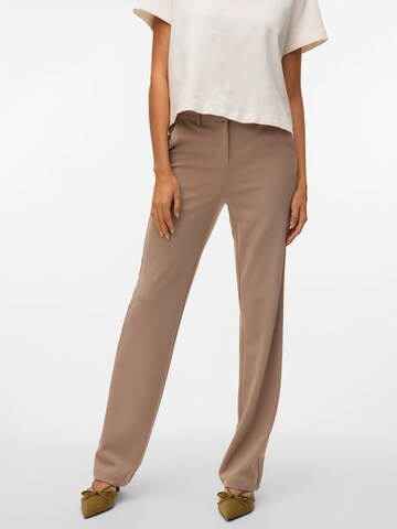 VERO MODA Regular Byxa i beige: framsida