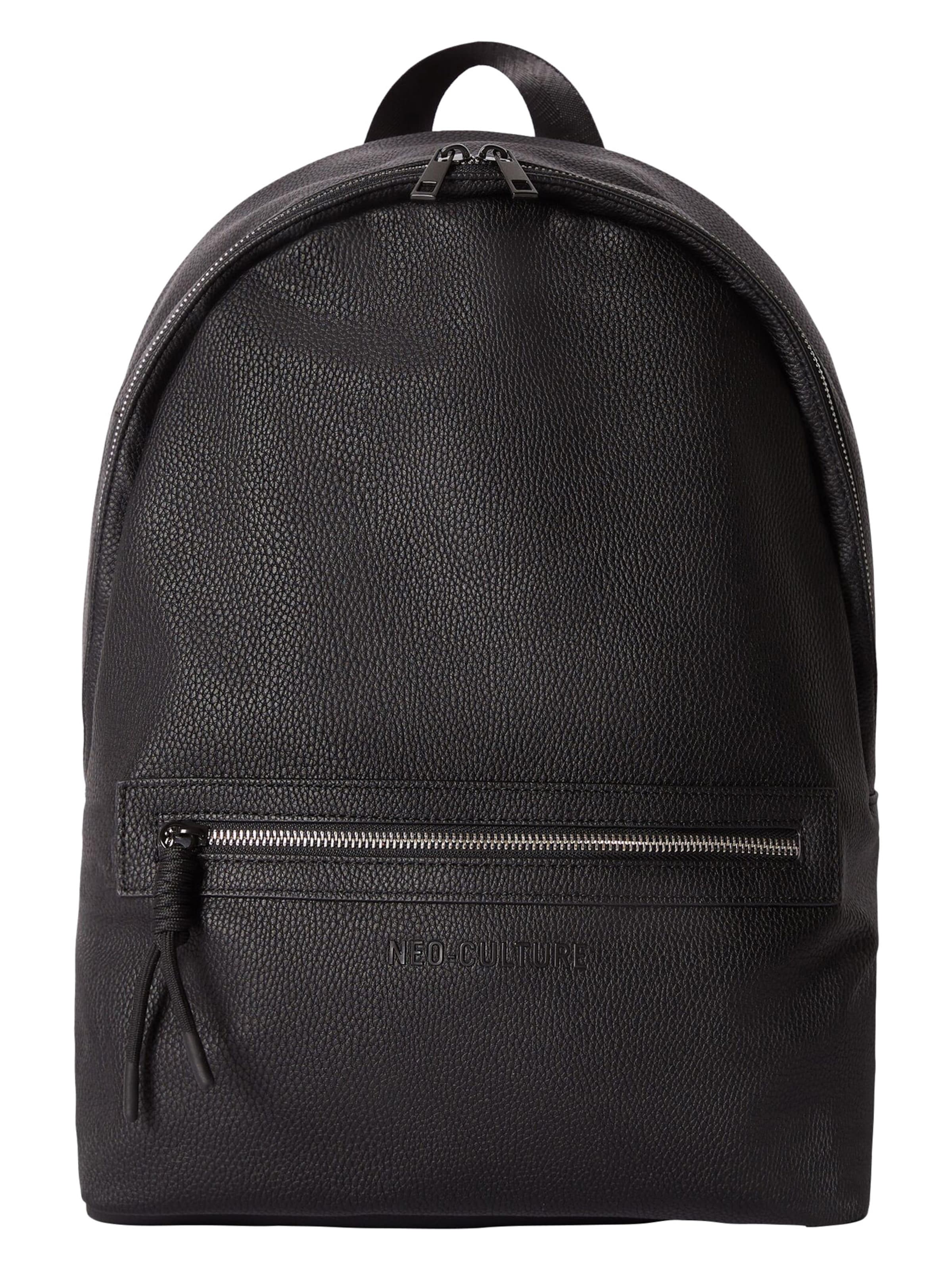 Bershka Rucksack in Schwarz: Vorderseite