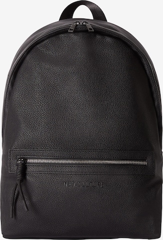Bershka Backpack in Black: front