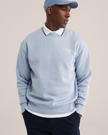 WE Fashion Свитер в Синий: спереди