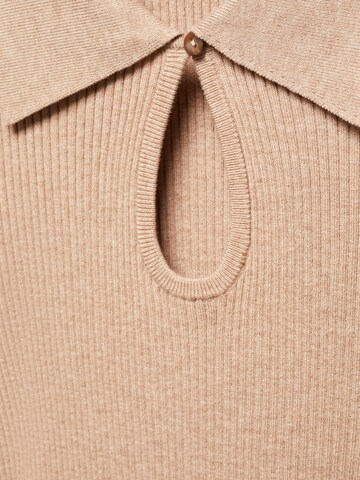 MANGO Pullover 'COLETAS' in Braun