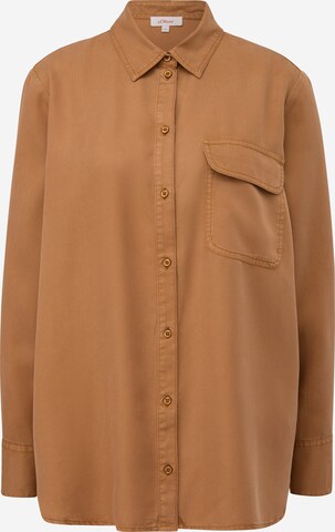 s.Oliver Blouse in Brown: front