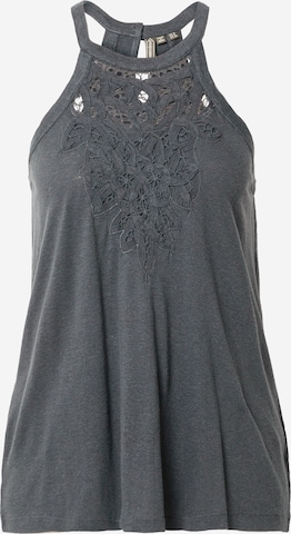 Superdry - Top en gris: frente