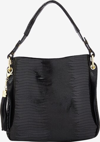 FELIPA - Bolso de hombro en negro: frente