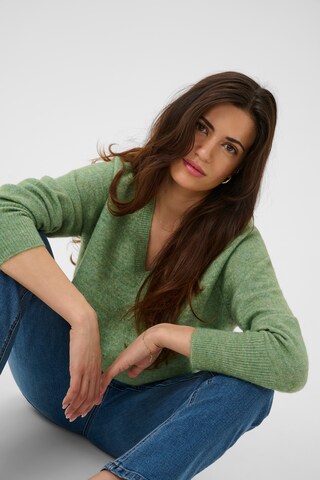 Kaffe - Pullover 'KaNiel' em verde