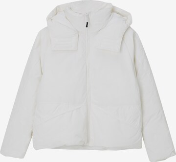 Pull&Bear Between-Season Jacket in White: front