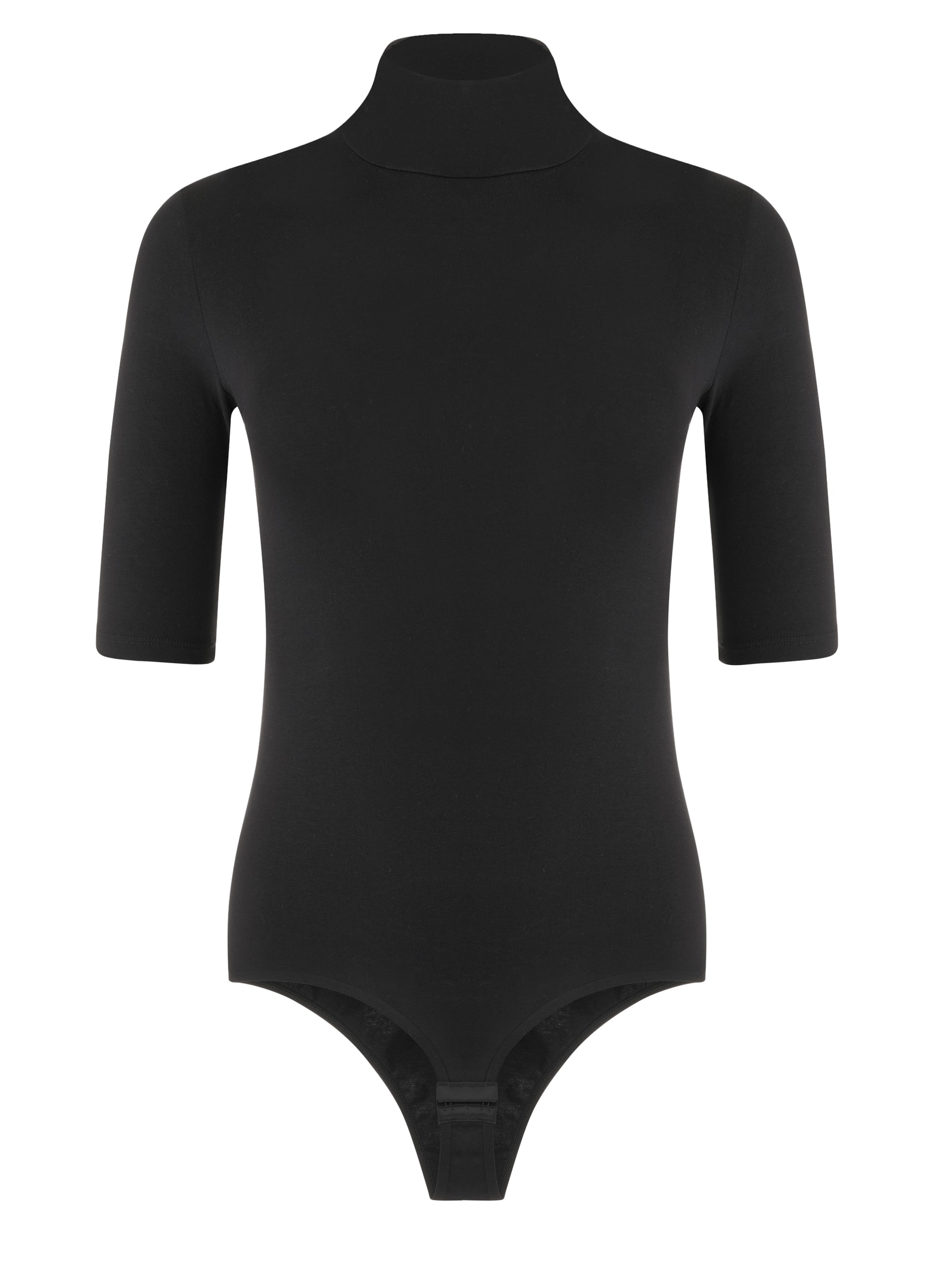 Evoni Blusenbody 'mit ellbogenlangen Ärmeln'‌‌‌‌‌‌‌‌‌ in Schwarz: Vorderseite