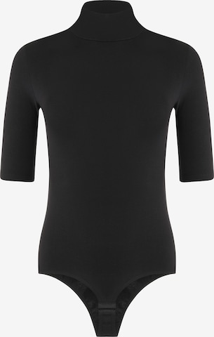 Evoni Blusenbody 'mit ellbogenlangen Ärmeln' in Schwarz: Vorderseite