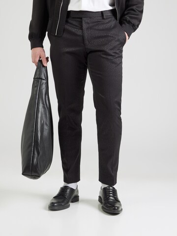 Regular Pantaloni eleganți 'ROAD' de la Karl Lagerfeld pe negru: față