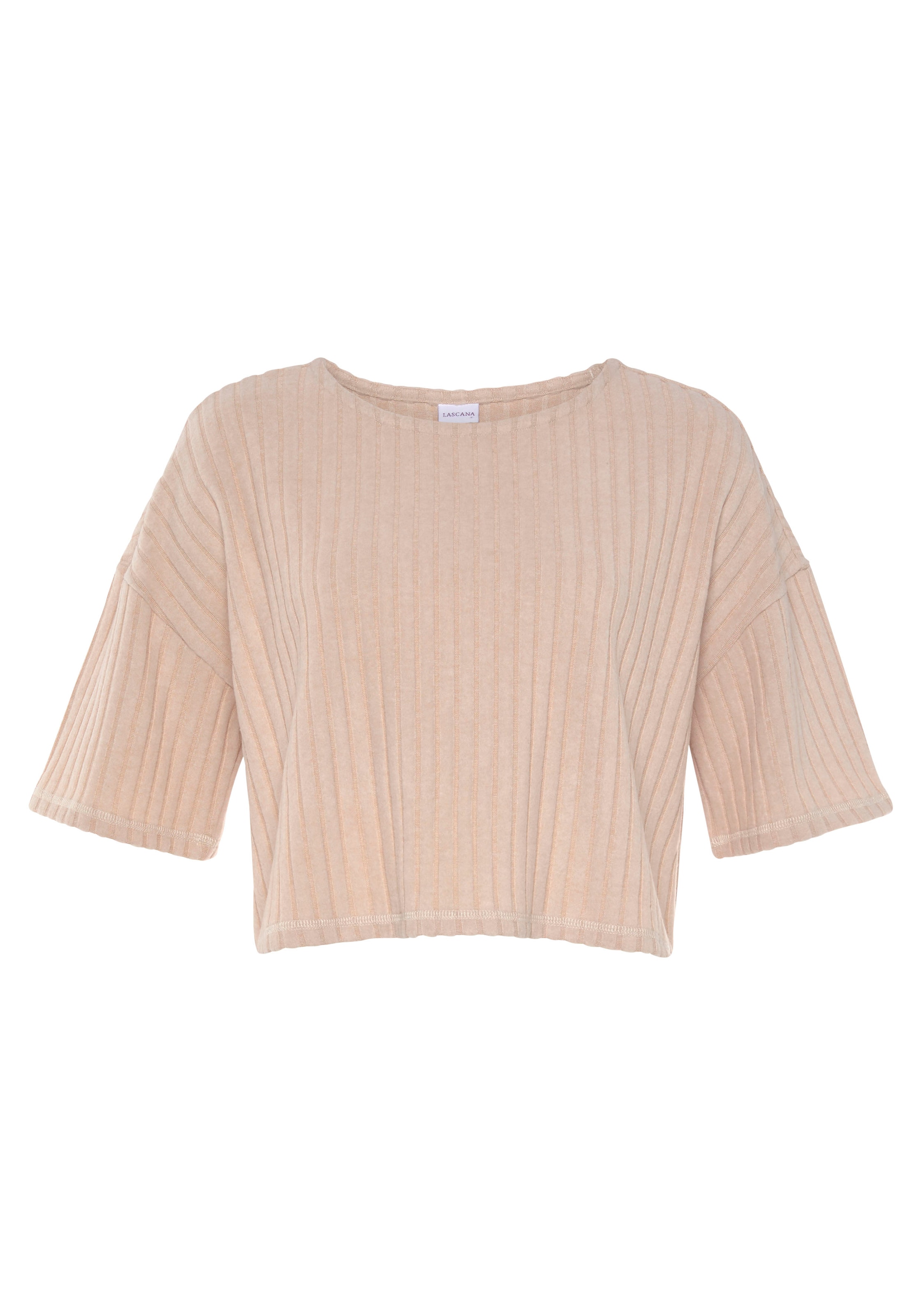 LASCANA Shirts i beige: forside