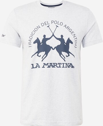 La Martina Shirt in Grijs: voorkant