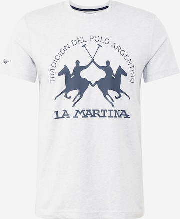 La Martina - Camisa em cinzento: frente