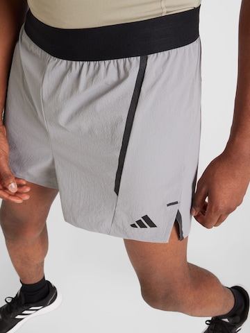 ADIDAS PERFORMANCE Regular Sportshorts 'D4T Pro Series Adistrong' in Grau