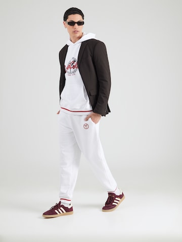 Regular Pantaloni de la Carlo Colucci pe alb