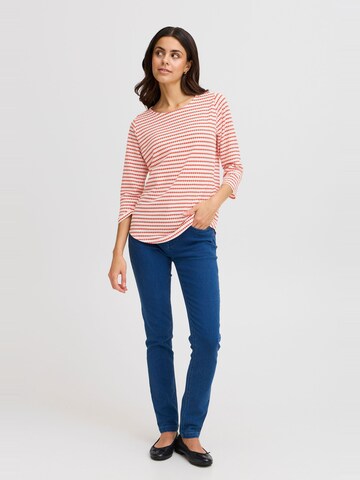 Fransa Shirt ' FRJOSIE TEE 2 ' in Red