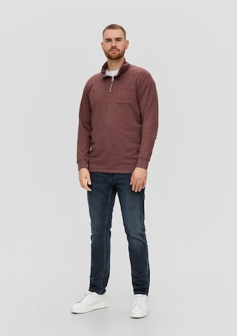 s.Oliver Men Tall Sizes Sweatshirt in Brown