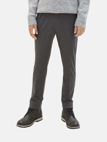 TOM TAILOR DENIM Regular Hose in Grau: Vorderseite