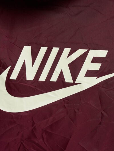 Nike Sportswear Between-season jacket 'Circa' in Wine red / White, Item view