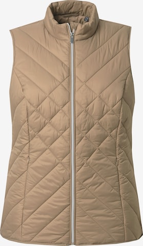Ulla Popken Vest in Brown: front