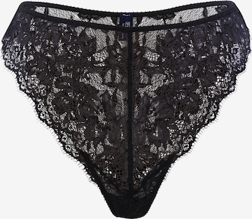 Polo Ralph Lauren Panty ' Mid Rise Tanga ' in Black: front