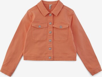 Pieces Kids Between-Season Jacket 'EMLA' in Orange: front