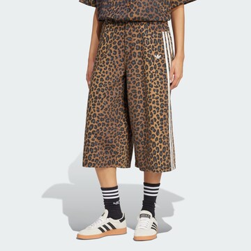 ADIDAS ORIGINALS Wide leg Jeans in Brown: front