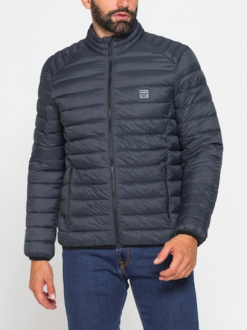 Carrera Jeans Outdoorjacke 'Upright-Collar'‌‌‌‌‌‌‌ in Grau: Vorderseite