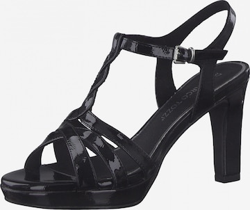 MARCO TOZZI - Zapatos con plataforma en negro: frente