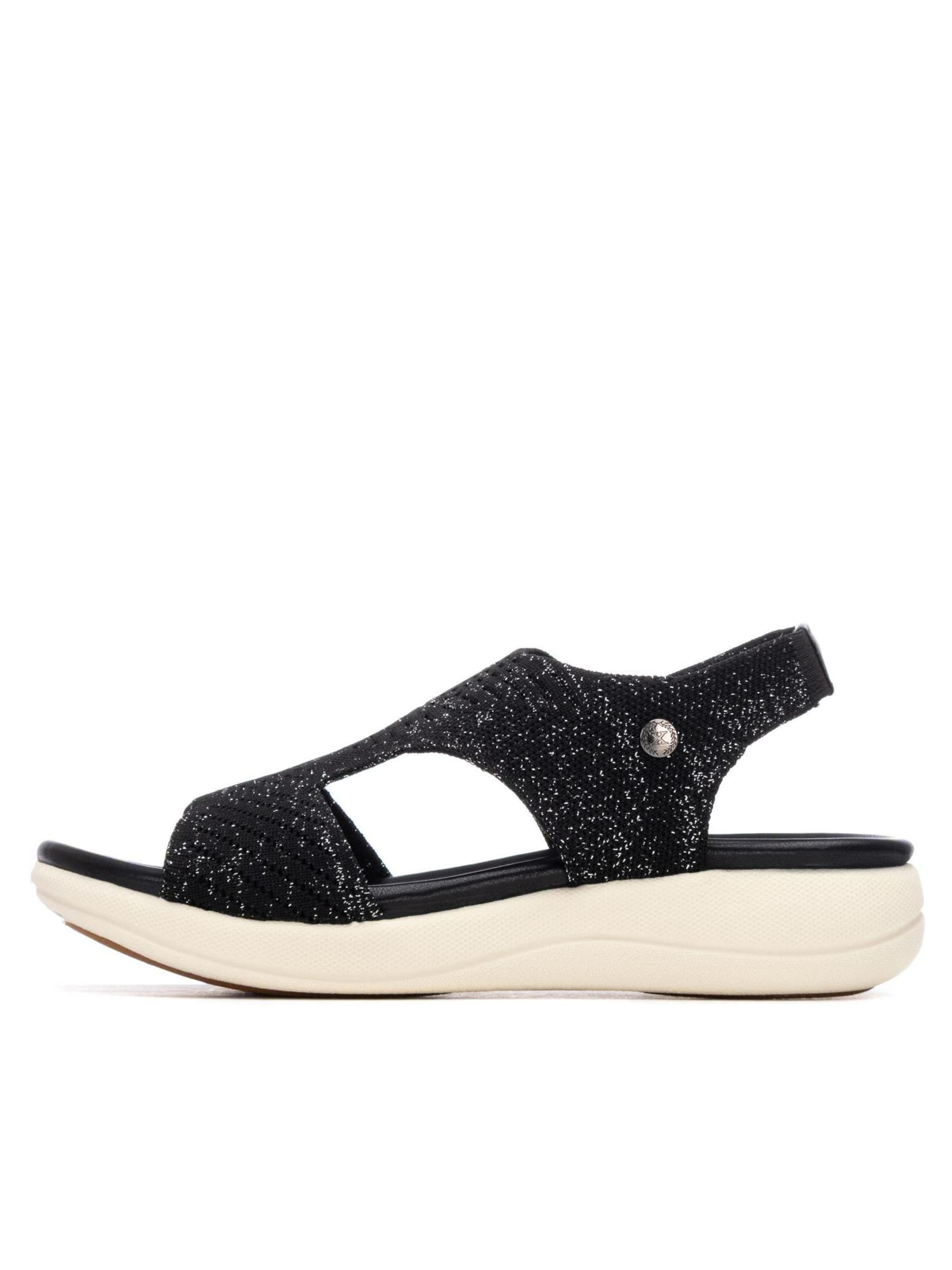 Xti Sandals in Black: front