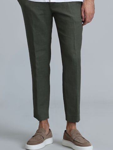 Pantalon chino 'KARL' Lufian en vert : devant