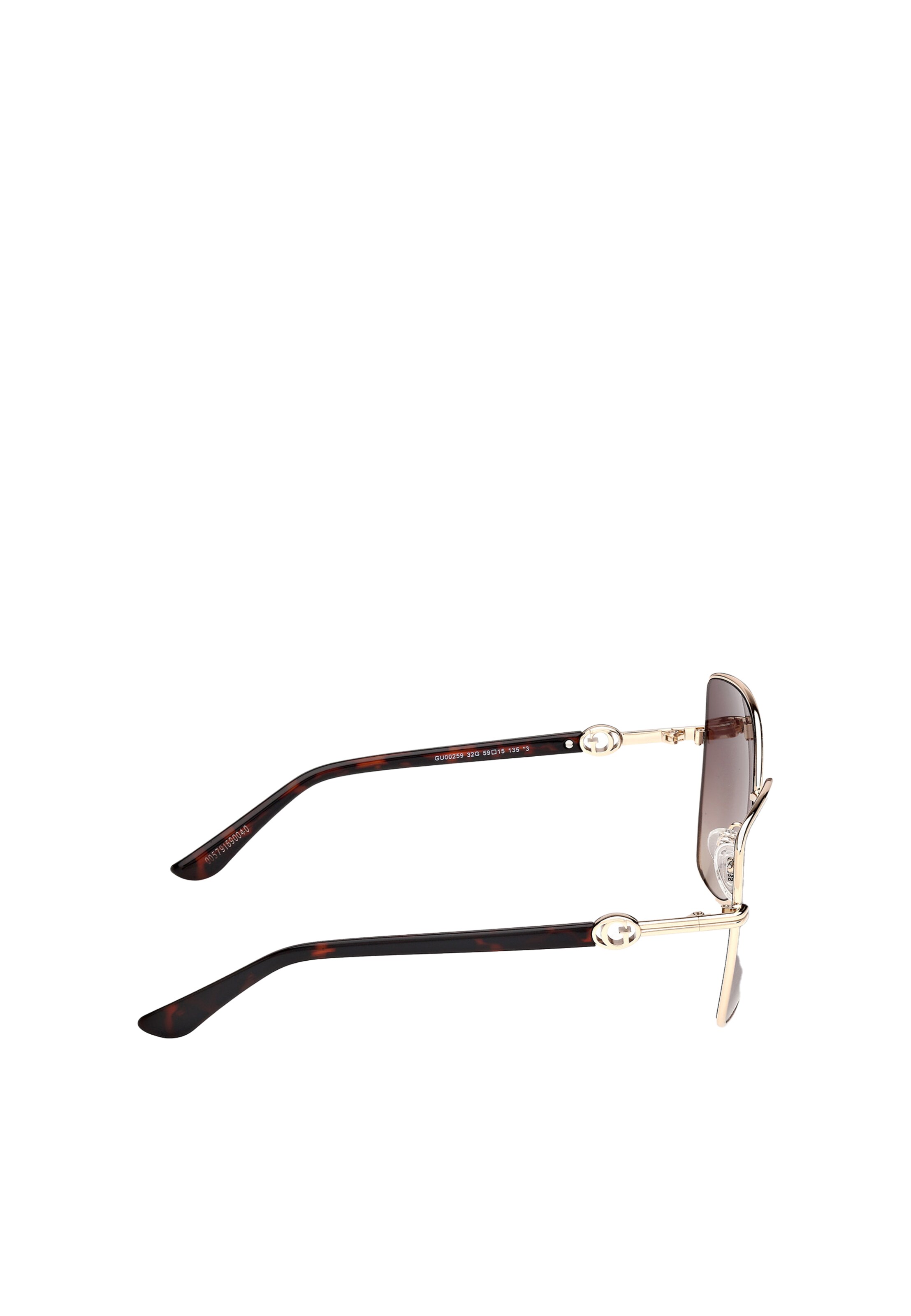 Lunettes de soleil GUESS en or