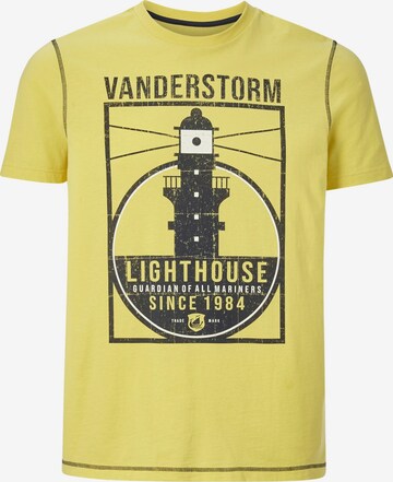 T-Shirt 'Tankred' Jan Vanderstorm en jaune : devant